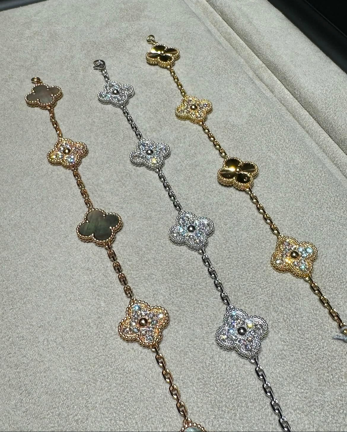 Van Cleef Clover Bracelets